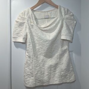 Anthropologie Short Sleeve Sweater Top